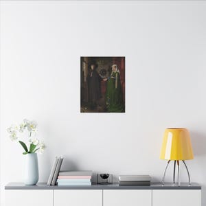 Arnolfini Portrait Canvas Print by Jan van Eyck, Flemish Wall Art, Famous Painting, Ready to Hang image 4