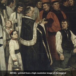 A Burial at Ornans Canvas Print by Gustave Courbet, Realism Wall Art, Famous Painting, Ready to Hang image 6