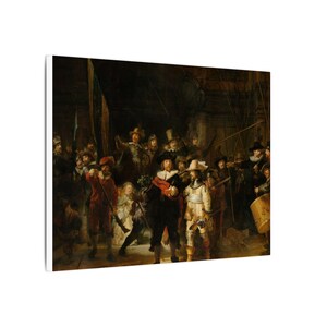 The Night Watch Canvas Print by Rembrandt, Dutch Golden Age Wall Art, Famous Painting, Ready to Hang image 10
