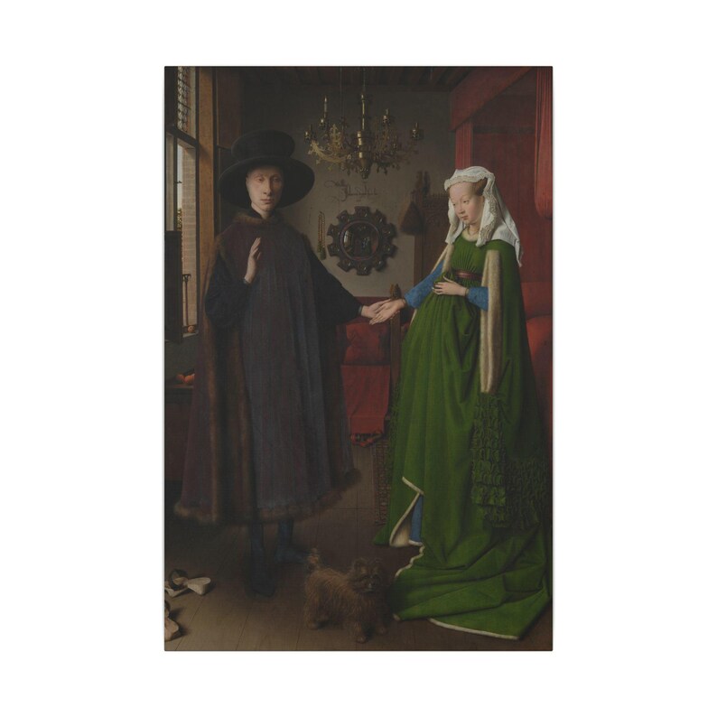 Arnolfini Portrait Canvas Print by Jan van Eyck, Flemish Wall Art, Famous Painting, Ready to Hang image 17