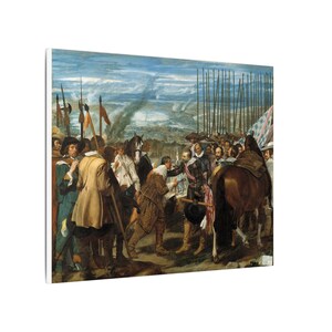 La rendición de Breda (Las lanzas), Diego Velázquez – Cuadro en lienzo, Barroco español, pintura famosa, listo para colgar imagen 14