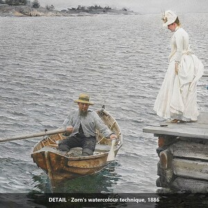 Summer Fun Canvas Print by Anders Zorn, Swedish Wall Art, Famous Painting, Ready to Hang image 10