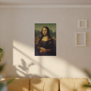 Mona Lisa Canvas Print by Leonardo da Vinci, Renaissance Wall Art, Famous Painting, Ready to Hang image 7