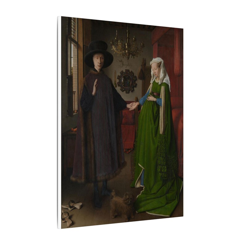 Arnolfini Portrait Canvas Print by Jan van Eyck, Flemish Wall Art, Famous Painting, Ready to Hang image 6