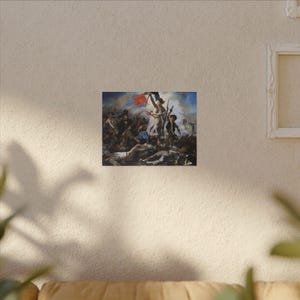 Die Freiheit führt das Volk, Eugène Delacroix – Leinwandbild, Romantik, berühmtes Gemälde, fertig zum Aufhängen Bild 7