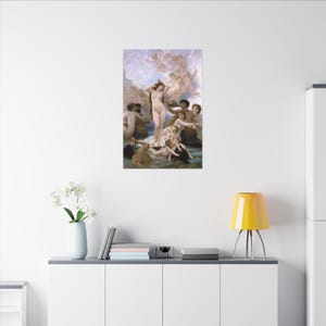 The Birth of Venus Canvas Print by William-Adolphe Bouguereau, Academic Wall Art, Famous Painting, Ready to Hang image 16