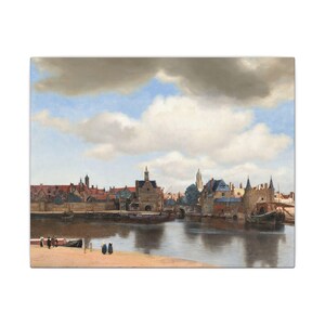 View of Delft Canvas Print by Johannes Vermeer, Dutch Golden Age Wall Art, Famous Painting, Ready to Hang image 9