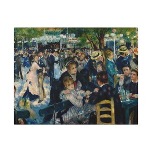 Bal du moulin de la Galette Canvas Print by Pierre-Auguste Renoir, Impressionism Wall Art, Famous Painting, Ready to Hang image 5