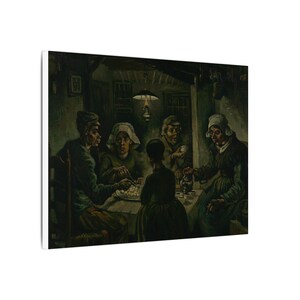 The Potato Eaters Canvas Print by Vincent van Gogh, Realism Wall Art, Famous Painting, Ready to Hang image 6