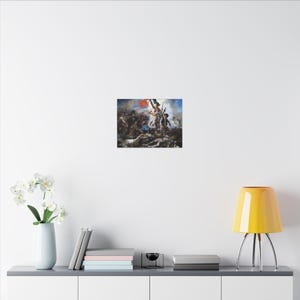Die Freiheit führt das Volk, Eugène Delacroix – Leinwandbild, Romantik, berühmtes Gemälde, fertig zum Aufhängen Bild 12