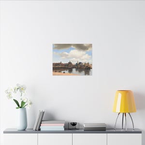 View of Delft Canvas Print by Johannes Vermeer, Dutch Golden Age Wall Art, Famous Painting, Ready to Hang image 8