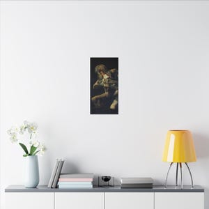 Saturn Devouring His Son Canvas Print by Francisco Goya, Dark Wall Art, Famous Painting, Ready to Hang image 4