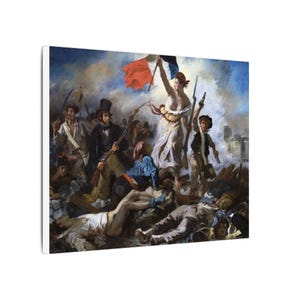Die Freiheit führt das Volk, Eugène Delacroix – Leinwandbild, Romantik, berühmtes Gemälde, fertig zum Aufhängen Bild 6