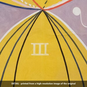 The Ten Largest, No. 7, Adulthood Print by Hilma af Klint, Abstract Art Poster, Famous Painting Wall Art, A4 A3 A2 A1, Printed in EU image 6