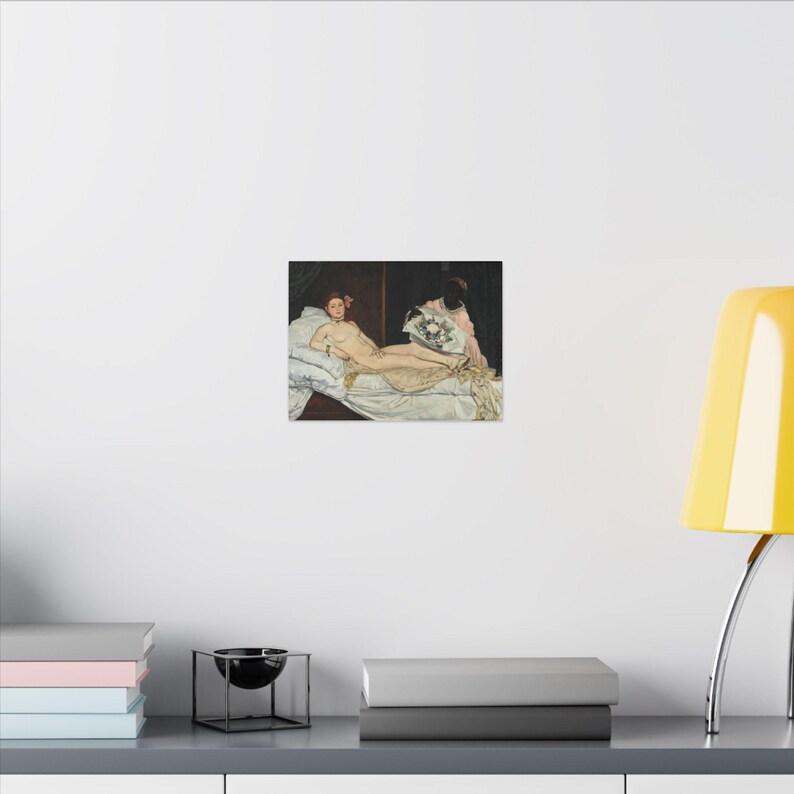 Olympia Canvas Print by Édouard Manet, Realism Wall Art, Famous Painting, Ready to Hang image 4