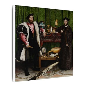 The Ambassadors Canvas Print by Hans Holbein the Younger, Renaissance Wall Art, Famous Painting, Ready to Hang image 10