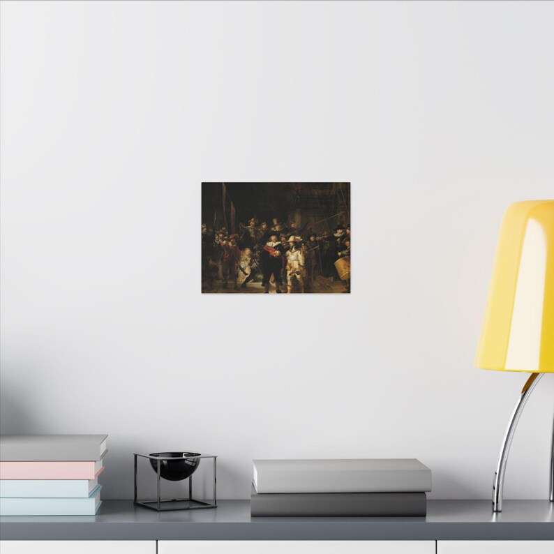 The Night Watch Canvas Print by Rembrandt, Dutch Golden Age Wall Art, Famous Painting, Ready to Hang image 4