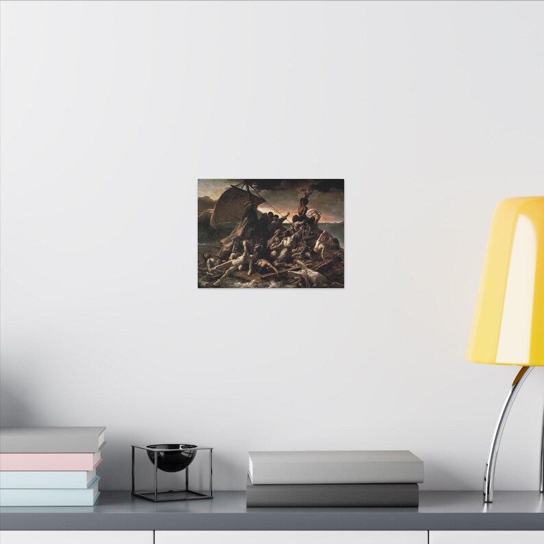 The Raft of the Medusa Canvas Print by Théodore Géricault, Romanticism Wall Art, Famous Painting, Ready to Hang image 4