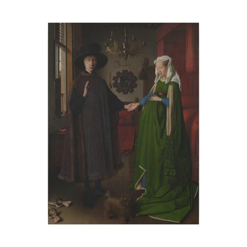 Arnolfini Portrait Canvas Print by Jan van Eyck, Flemish Wall Art, Famous Painting, Ready to Hang image 13