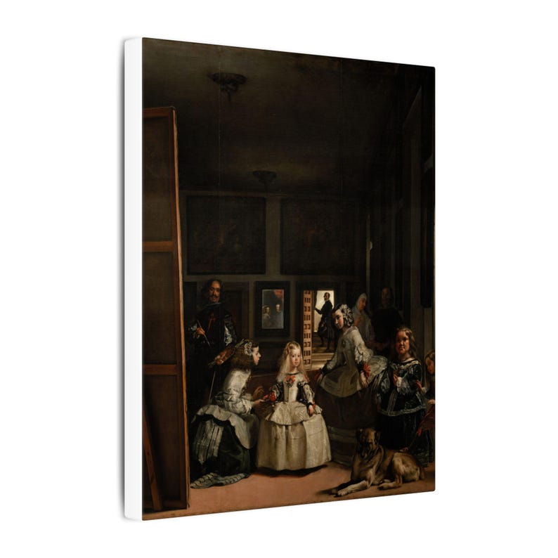 Las Meninas Canvas Print by Diego Velázquez, Spanish Baroque Wall Art, Famous Painting, Ready to Hang image 10