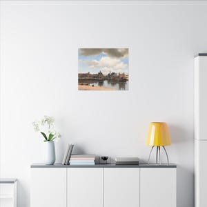 View of Delft Canvas Print by Johannes Vermeer, Dutch Golden Age Wall Art, Famous Painting, Ready to Hang image 16