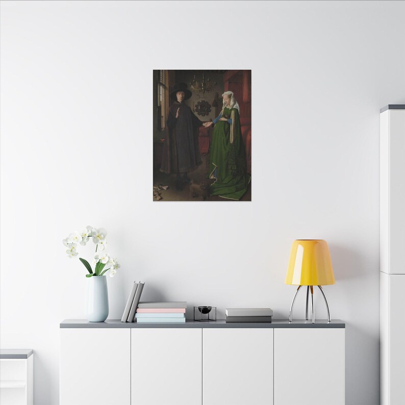 Arnolfini Portrait Canvas Print by Jan van Eyck, Flemish Wall Art, Famous Painting, Ready to Hang image 16