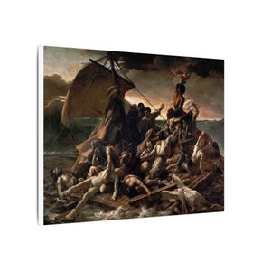 The Raft of the Medusa Canvas Print by Théodore Géricault, Romanticism Wall Art, Famous Painting, Ready to Hang image 6