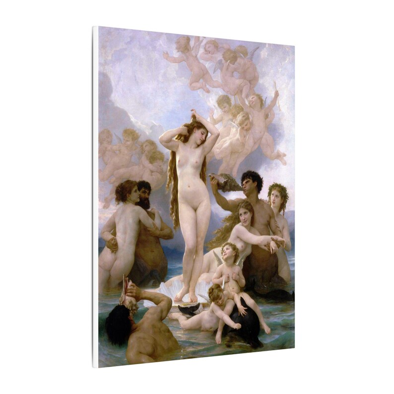The Birth of Venus Canvas Print by William-Adolphe Bouguereau, Academic Wall Art, Famous Painting, Ready to Hang image 2