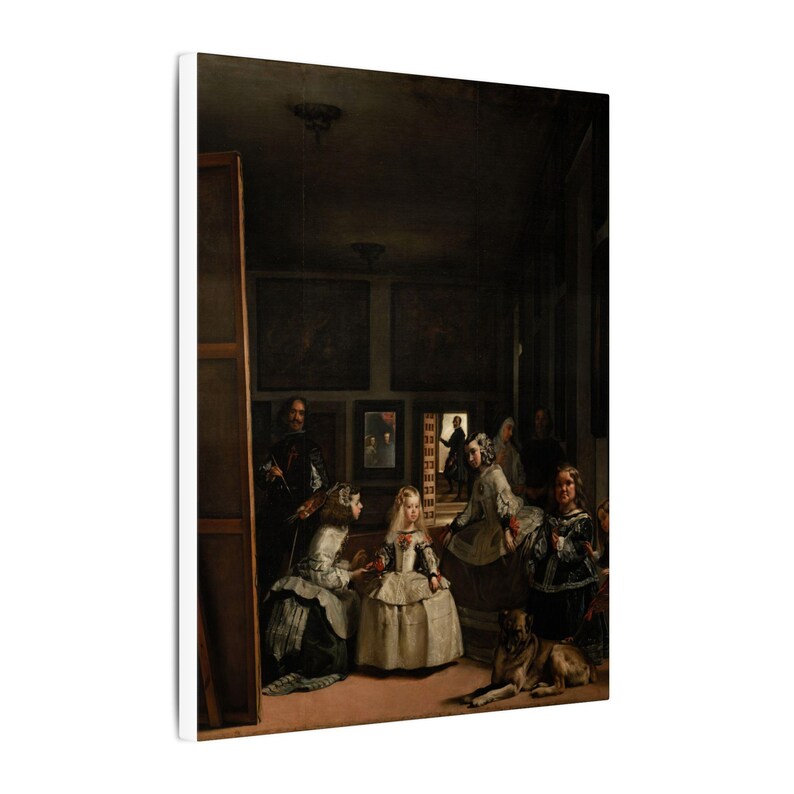 Las Meninas Canvas Print by Diego Velázquez, Spanish Baroque Wall Art, Famous Painting, Ready to Hang image 2