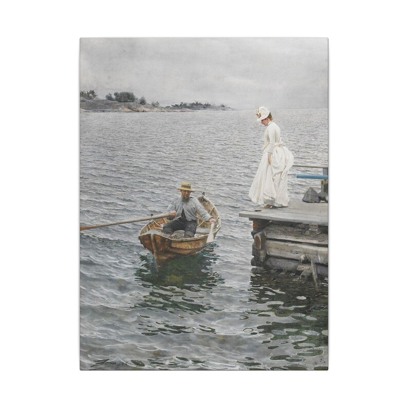 Summer Fun Canvas Print by Anders Zorn, Swedish Wall Art, Famous Painting, Ready to Hang image 5