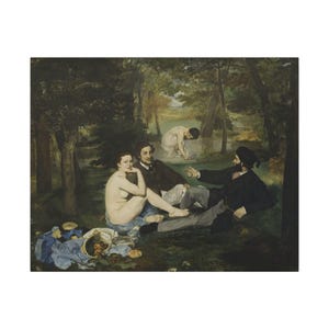 Luncheon on the Grass Canvas Print by Édouard Manet, Impressionism Wall Art, Famous Painting, Ready to Hang image 13