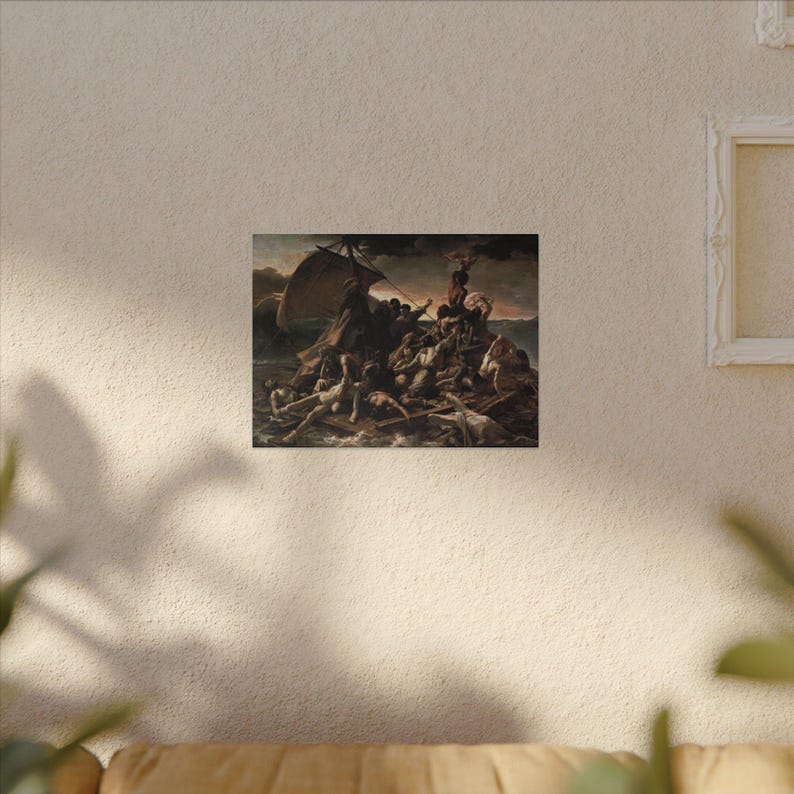 The Raft of the Medusa Canvas Print by Théodore Géricault, Romanticism Wall Art, Famous Painting, Ready to Hang image 7