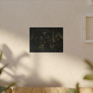 The Potato Eaters Canvas Print by Vincent van Gogh, Realism Wall Art, Famous Painting, Ready to Hang image 7