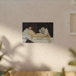 Olympia Canvas Print by Édouard Manet, Realism Wall Art, Famous Painting, Ready to Hang image 11