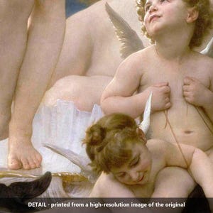 The Birth of Venus Canvas Print by William-Adolphe Bouguereau, Academic Wall Art, Famous Painting, Ready to Hang image 19