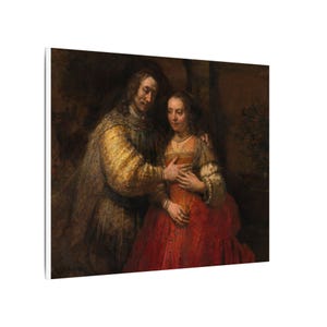 The Jewish Bride Canvas Print by Rembrandt, Dutch Golden Age Wall Art, Famous Painting, Ready to Hang image 10