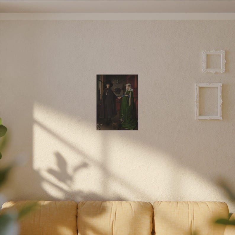 Arnolfini Portrait Canvas Print by Jan van Eyck, Flemish Wall Art, Famous Painting, Ready to Hang image 7