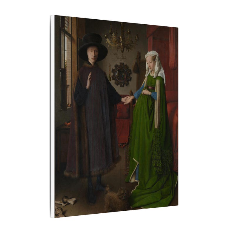 Arnolfini Portrait Canvas Print by Jan van Eyck, Flemish Wall Art, Famous Painting, Ready to Hang image 2