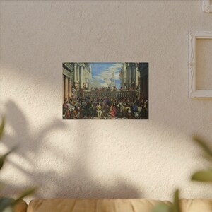The Wedding at Cana Canvas Print by Paolo Veronese, Venetian Wall Art, Famous Painting, Ready to Hang image 3