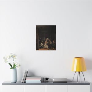 Las Meninas Canvas Print by Diego Velázquez, Spanish Baroque Wall Art, Famous Painting, Ready to Hang image 8
