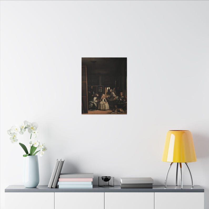 Las Meninas Canvas Print by Diego Velázquez, Spanish Baroque Wall Art, Famous Painting, Ready to Hang image 8