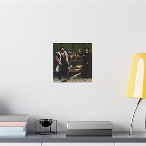 The Ambassadors Canvas Print by Hans Holbein the Younger, Renaissance Wall Art, Famous Painting, Ready to Hang image 16