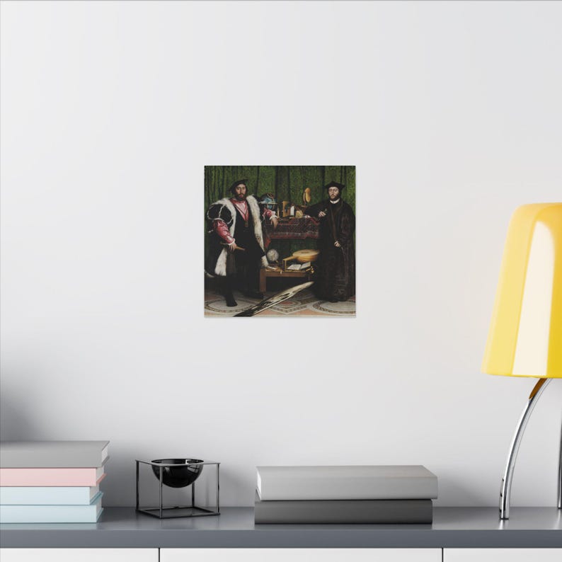 The Ambassadors Canvas Print by Hans Holbein the Younger, Renaissance Wall Art, Famous Painting, Ready to Hang image 16