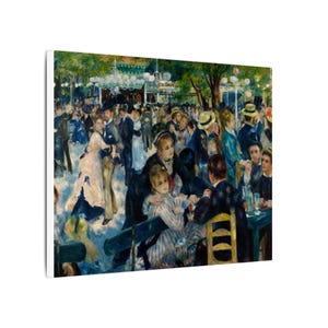 Bal du moulin de la Galette Canvas Print by Pierre-Auguste Renoir, Impressionism Wall Art, Famous Painting, Ready to Hang image 6