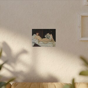 Olympia Canvas Print by Édouard Manet, Realism Wall Art, Famous Painting, Ready to Hang image 3