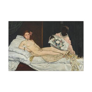 Olympia Canvas Print by Édouard Manet, Realism Wall Art, Famous Painting, Ready to Hang image 9