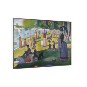 A Sunday Afternoon on the Island of La Grande Jatte Canvas Print by Georges Seurat, Pointillism Wall Art, Famous Painting, Ready to Hang image 6