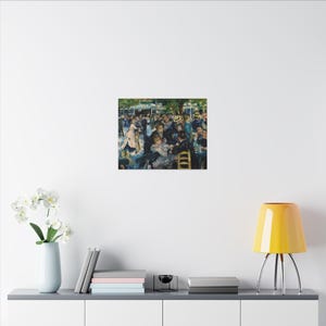 Bal du moulin de la Galette Canvas Print by Pierre-Auguste Renoir, Impressionism Wall Art, Famous Painting, Ready to Hang image 16