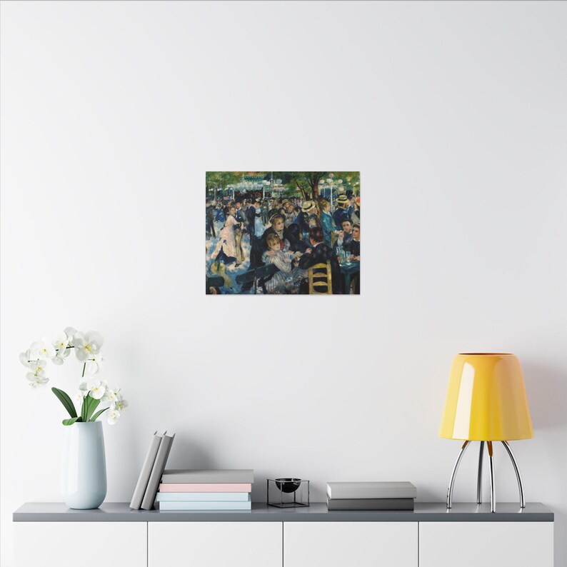 Bal du moulin de la Galette Canvas Print by Pierre-Auguste Renoir, Impressionism Wall Art, Famous Painting, Ready to Hang image 16