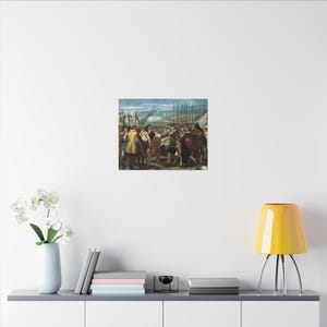 La rendición de Breda (Las lanzas), Diego Velázquez – Cuadro en lienzo, Barroco español, pintura famosa, listo para colgar imagen 16